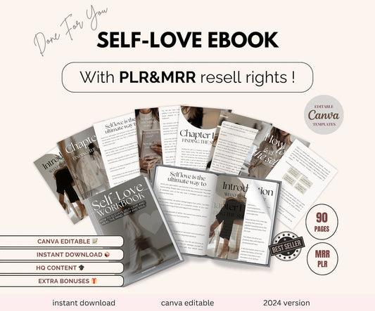Self-Help eBook Bundle with PLR & MRR | Personal Development | Commercial Use Rights Included